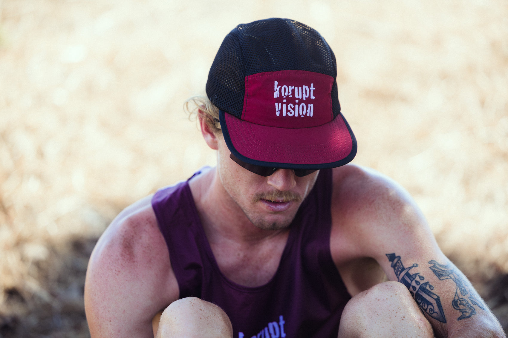 Custom KV MESH RUN HAT