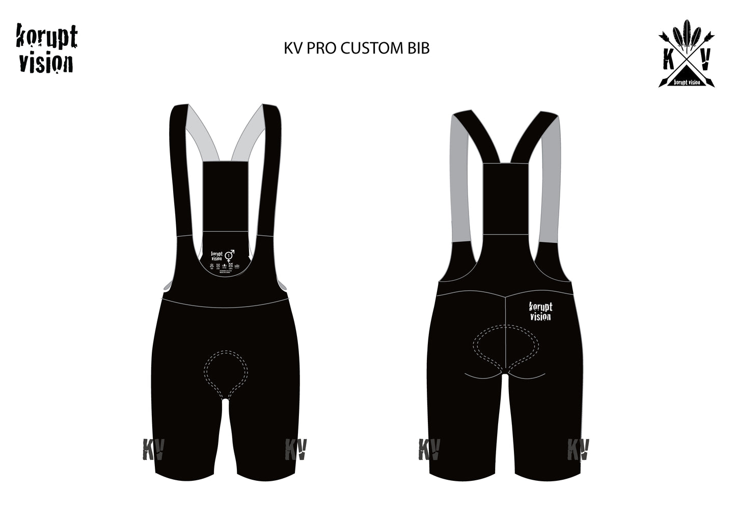 KV Cycling Pro Bibs