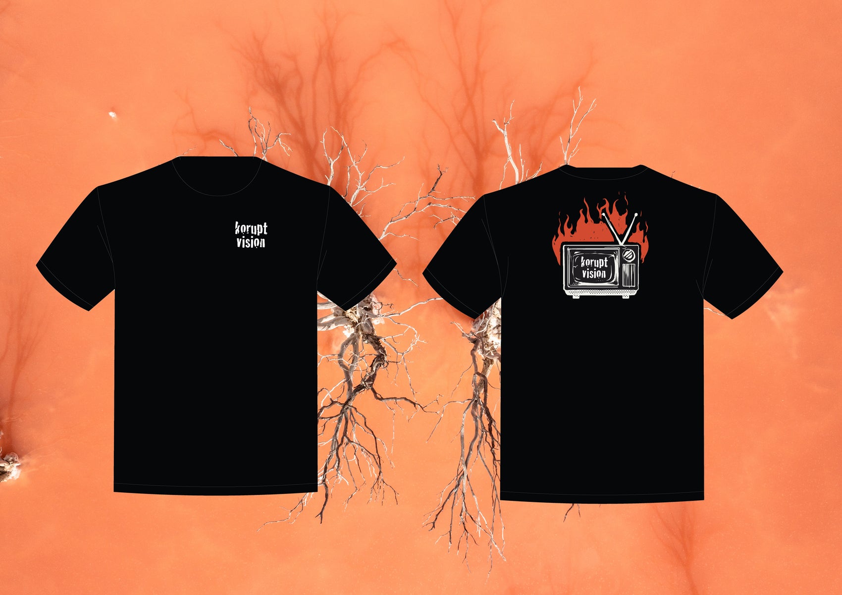 KV BURN TV TEE